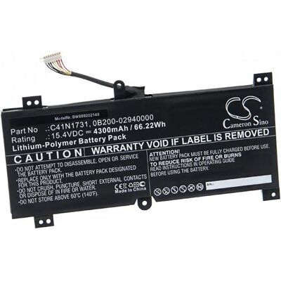 Batterie AGI pour Asus ROG Strix SCAR II GL704GV-DS74 - Notebook Battery - Publicité Batterie AGI pour Asus ROG Strix SCAR II GL704GV-DS74 - Notebook Battery - Publicité