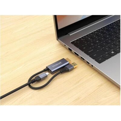 Vivolink adapter for any (USB-C, 8.50 cm), Adaptateur données + vidéo, Noir - Publicité Vivolink adapter for any (USB-C, 8.50 cm), Adaptateur données + vidéo, Noir - Publicité