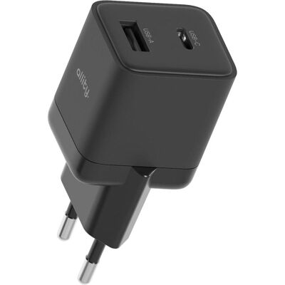 Chargeur GaN PD QC Allity - 30W USB-C & USB-A - Noir - Publicité Chargeur GaN PD QC Allity - 30W USB-C & USB-A - Noir - Publicité