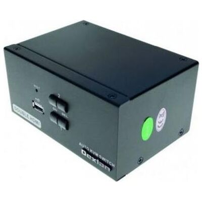 Switch KVM double écran Dexlan 2 ports - HDMI 4K/ USB 2.0 - Publicité Switch KVM double écran Dexlan 2 ports - HDMI 4K/ USB 2.0 - Publicité