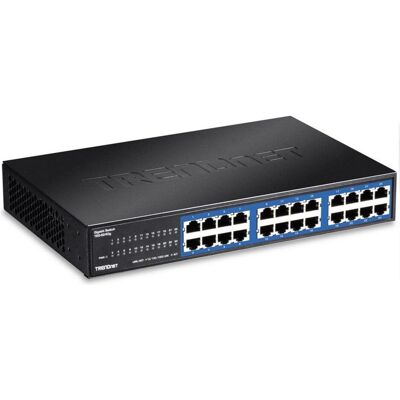 Trendnet Teg-S24dg (24 ports), Switch réseau, Noir - Publicité Trendnet Teg-S24dg (24 ports), Switch réseau, Noir - Publicité