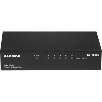 edimax Commutateur 5x FE GS-1005E (5 ports), Switch réseau, Noir - Publicité edimax Commutateur 5x FE GS-1005E (5 ports), Switch réseau, Noir - Publicité