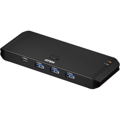 Aten US5324 USB 3.2 Umschalter 2x4 Sharing Switch (2x Host A+C / 4x Device), Hub - Publicité Aten US5324 USB 3.2 Umschalter 2x4 Sharing Switch (2x Host A+C / 4x Device), Hub - Publicité