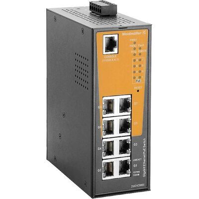 Weidmüller IE-SW-AL08M-8GTPOE - Commutateur Ethernet - Industriel, PoE, 10/100/1000 Mbps - Publicité Weidmüller IE-SW-AL08M-8GTPOE - Commutateur Ethernet - Industriel, PoE, 10/100/1000 Mbps - Publicité