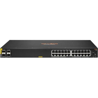 HPE Aruba 6100 24G CL4 PoE 4SFP+ (24 ports), Switch réseau, Noir - Publicité HPE Aruba 6100 24G CL4 PoE 4SFP+ (24 ports), Switch réseau, Noir - Publicité