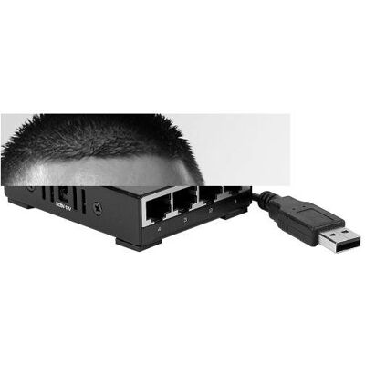 Dexlan Commutateur Gigabit de poche - 4 x ports alimentés par USB (4 ports), Switch réseau, Noir - Publicité Dexlan Commutateur Gigabit de poche - 4 x ports alimentés par USB (4 ports), Switch réseau, Noir - Publicité