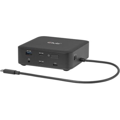 Club 3D Club3D USB-C 12in1-Dock >2xDP/2xHDMI/3xUSB-C/ 8K30Hz PD100W (USB-C, 12 ports), Station d’accueil + hub USB, Noir - Publicité Club 3D Club3D USB-C 12in1-Dock >2xDP/2xHDMI/3xUSB-C/ 8K30Hz PD100W (USB-C, 12 ports), Station d’accueil + hub USB, Noir - Publicité