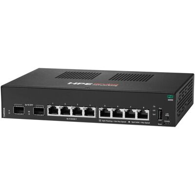 Aruba HPE ANW 6000 8G 2F Sw EU en (8 ports), Switch réseau, Noir - Publicité Aruba HPE ANW 6000 8G 2F Sw EU en (8 ports), Switch réseau, Noir - Publicité