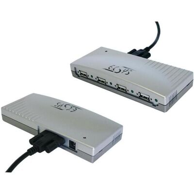 EXSYS 39788 (USB-B, 4 ports), Station d’accueil + hub USB, Gris - Publicité EXSYS 39788 (USB-B, 4 ports), Station d’accueil + hub USB, Gris - Publicité