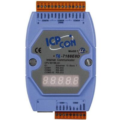 Moxa ICP CON, 7xRS232+1xRS485+DISPL, Convertisseur - Publicité Moxa ICP CON, 7xRS232+1xRS485+DISPL, Convertisseur - Publicité
