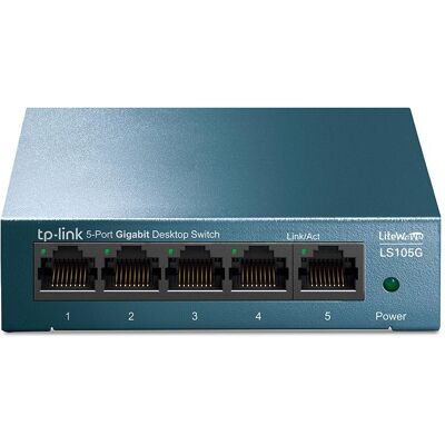 TP-Link - TL-SG105S - 5-Port - Unmanaged - switch réseau - Publicité TP-Link - TL-SG105S - 5-Port - Unmanaged - switch réseau - Publicité