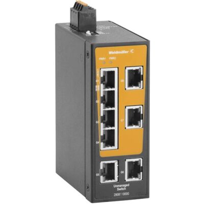 Weidmüller 2908110000 IE-SW-BLB-08-8GT-C Netzwerk Switch 10 / 100 / 1000 MBit/s (8 ports), Switch réseau - Publicité Weidmüller 2908110000 IE-SW-BLB-08-8GT-C Netzwerk Switch 10 / 100 / 1000 MBit/s (8 ports), Switch réseau - Publicité