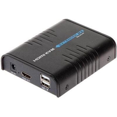 Dexlan Extender KVM HDMI / USB sur IP Gigabit, Commutateur KVM, Noir - Publicité Dexlan Extender KVM HDMI / USB sur IP Gigabit, Commutateur KVM, Noir - Publicité