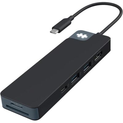 Hyper HyperDrive Flex 8 Port USB-C (USB-C, 8 ports), Station d’accueil + hub USB, Noir - Publicité Hyper HyperDrive Flex 8 Port USB-C (USB-C, 8 ports), Station d’accueil + hub USB, Noir - Publicité