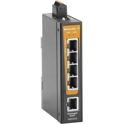 Weidmüller Commutateur réseau non géré (5 ports), Switch réseau - Publicité Weidmüller Commutateur réseau non géré (5 ports), Switch réseau - Publicité