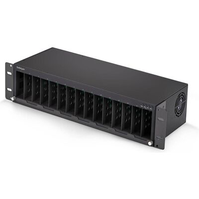 StarTech 15-Slot Media Chassis Taa. Nms In Accs, Convertisseur - Publicité StarTech 15-Slot Media Chassis Taa. Nms In Accs, Convertisseur - Publicité