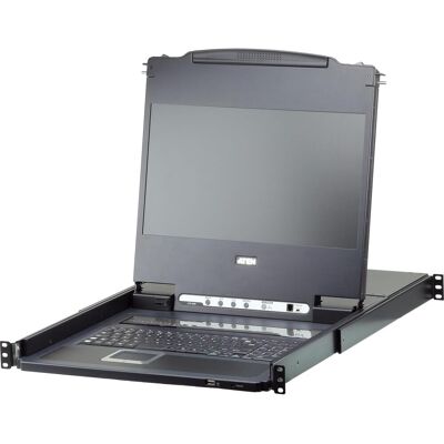 Aten Technology CL6708MW (US) LCD 8 KVM Sw.USB-DVI American Layout, Commutateur KVM, Noir - Publicité Aten Technology CL6708MW (US) LCD 8 KVM Sw.USB-DVI American Layout, Commutateur KVM, Noir - Publicité