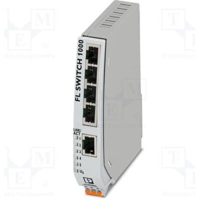 Contact PHOENIX 1085163 (5 ports), Switch réseau - Publicité Contact PHOENIX 1085163 (5 ports), Switch réseau - Publicité