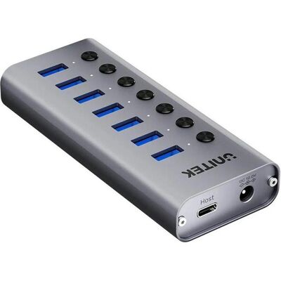 Unitek Hub USB 3.0 7 Ports & Station d'accueil - Publicité Unitek Hub USB 3.0 7 Ports & Station d'accueil - Publicité