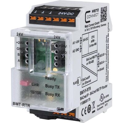 Connect Metz 1108800170 BMT-F-RTR Routeur BACnet, Routeur, Blanc - Publicité Connect Metz 1108800170 BMT-F-RTR Routeur BACnet, Routeur, Blanc - Publicité