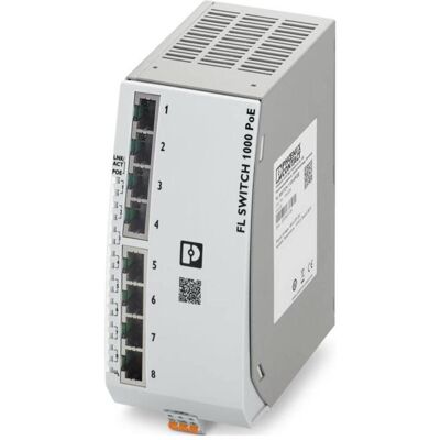 Phoenix Contact 1343034 FL SWITCH 1100-8POE Commutateur Ethernet industriel (8 ports), Switch réseau - Publicité Phoenix Contact 1343034 FL SWITCH 1100-8POE Commutateur Ethernet industriel (8 ports), Switch réseau - Publicité