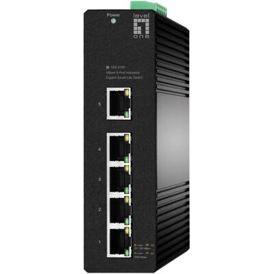LevelOne Switch 5x GE IGS-2105 1000 BASE-T RJ45 noir (5 ports), Switch réseau, Noir - Publicité LevelOne Switch 5x GE IGS-2105 1000 BASE-T RJ45 noir (5 ports), Switch réseau, Noir - Publicité
