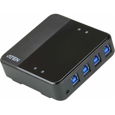 Aten US3344 Partage 4 ports USB vers USB-C (4 ports), Station d’accueil + hub USB, Noir - Publicité Aten US3344 Partage 4 ports USB vers USB-C (4 ports), Station d’accueil + hub USB, Noir - Publicité