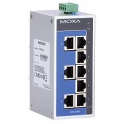 Moxa Ethernets Industriels Non Gérés (8 ports), Switch réseau, Noir - Publicité Moxa Ethernets Industriels Non Gérés (8 ports), Switch réseau, Noir - Publicité