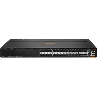 Aruba HPE Networking CX 8100 24x10G SFP+ 4x40/100G QSFP28 FB Airflow 3Fan 2AC PSU Switch Bdl US en (24 ports), Switch réseau, Gris - Publicité Aruba HPE Networking CX 8100 24x10G SFP+ 4x40/100G QSFP28 FB Airflow 3Fan 2AC PSU Switch Bdl US en (24 ports), Switch réseau, Gris - Publicité