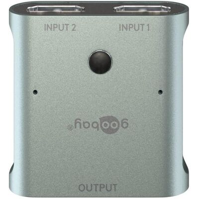 Goobay HDMI-Umschaltbox 2 auf 1, Hub - Publicité Goobay HDMI-Umschaltbox 2 auf 1, Hub - Publicité