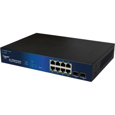 Commutateur Gigabit PoE Allnet SG8310v2PM 8 Ports - Publicité Commutateur Gigabit PoE Allnet SG8310v2PM 8 Ports - Publicité