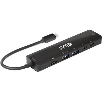 Club 3D CSV-1596 (USB-C, 5 ports), Station d’accueil + hub USB, Noir - Publicité Club 3D CSV-1596 (USB-C, 5 ports), Station d’accueil + hub USB, Noir - Publicité