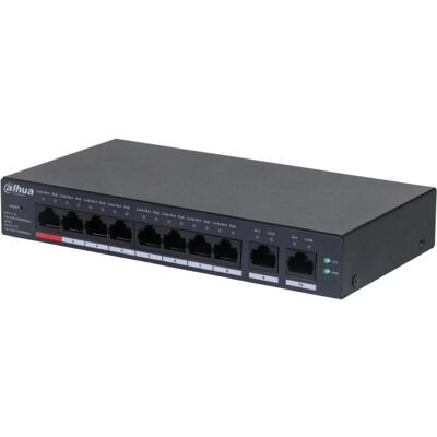 Dahua SWITCH CS4010-8GT-110 (10 ports), Switch réseau, Noir - Publicité Dahua SWITCH CS4010-8GT-110 (10 ports), Switch réseau, Noir - Publicité