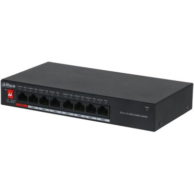 Dahua DH-PFS3008-8GT-96 Commutateur non administrable 8 1000M Yes (8 ports), Switch réseau, Noir - Publicité Dahua DH-PFS3008-8GT-96 Commutateur non administrable 8 1000M Yes (8 ports), Switch réseau, Noir - Publicité