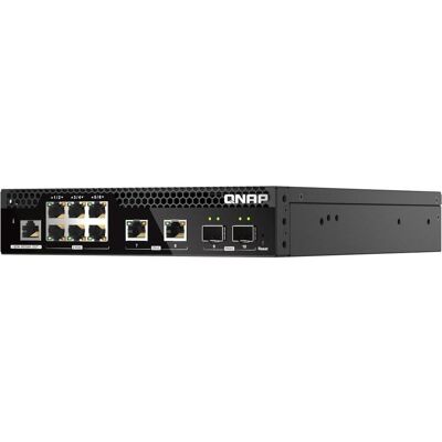 QNAP QSW-M2106P-2S2T (10 ports), Switch réseau, Noir - Publicité QNAP QSW-M2106P-2S2T (10 ports), Switch réseau, Noir - Publicité