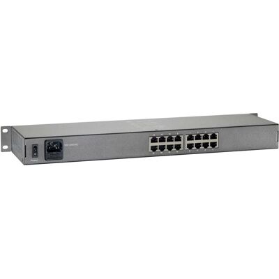 LevelOne FEP-1601W120 Fast Ethernet à 16 ports (16 ports), Switch réseau, Gris - Publicité LevelOne FEP-1601W120 Fast Ethernet à 16 ports (16 ports), Switch réseau, Gris - Publicité