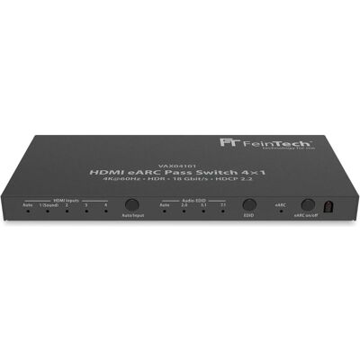 FeinTech HDMI eARC Pass Switch 4x1 - Commutateur HDMI - Publicité FeinTech HDMI eARC Pass Switch 4x1 - Commutateur HDMI - Publicité