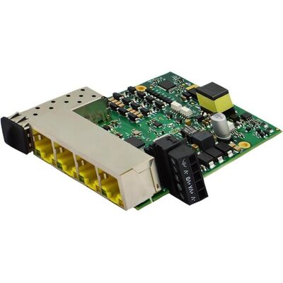 Commutateur Ethernet Gigabit PoE+ Industriel Brainboxes SW-195 - 4 Ports - Publicité Commutateur Ethernet Gigabit PoE+ Industriel Brainboxes SW-195 - 4 Ports - Publicité