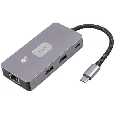 IBM Adapter HUB USB C (7 in 1) HDMI USB SD/TF RJ45 (2500 Mbps) PD (USB-C, 7 ports), Station d’accueil + hub USB, Gris - Publicité IBM Adapter HUB USB C (7 in 1) HDMI USB SD/TF RJ45 (2500 Mbps) PD (USB-C, 7 ports), Station d’accueil + hub USB, Gris - Publicité