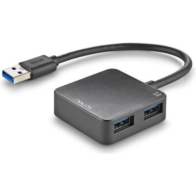 NGS IHUB 3.0 TINY (USB-A, 4 ports), Station d’accueil + hub USB, Noir - Publicité NGS IHUB 3.0 TINY (USB-A, 4 ports), Station d’accueil + hub USB, Noir - Publicité