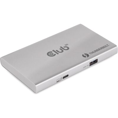 Club 3D CSV-1580 (5 ports), Station d’accueil + hub USB, Argent - Publicité Club 3D CSV-1580 (5 ports), Station d’accueil + hub USB, Argent - Publicité