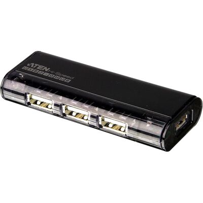 Aten UH284Q9Z-AT (USB-B, 4 ports), Station d’accueil + hub USB, Noir - Publicité Aten UH284Q9Z-AT (USB-B, 4 ports), Station d’accueil + hub USB, Noir - Publicité