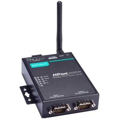 Moxa NPORT W2250A-W4-EU, Convertisseur - Publicité Moxa NPORT W2250A-W4-EU, Convertisseur - Publicité