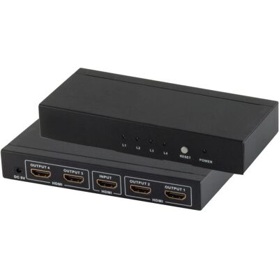 Diviseur HDMI Shiverpeaks S/CONN - 4K2K 3D 1xIn 4xOut - Publicité Diviseur HDMI Shiverpeaks S/CONN - 4K2K 3D 1xIn 4xOut - Publicité