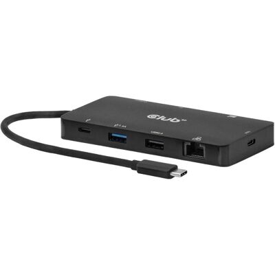 Club 3D Club3D USB-C 9in1-HUB >2xHDMI/2xUSB/USB-C/LAN 4K60Hz PD100W retail (USB-C, 9 ports), Station d’accueil + hub USB, Noir - Publicité Club 3D Club3D USB-C 9in1-HUB >2xHDMI/2xUSB/USB-C/LAN 4K60Hz PD100W retail (USB-C, 9 ports), Station d’accueil + hub USB, Noir - Publicité