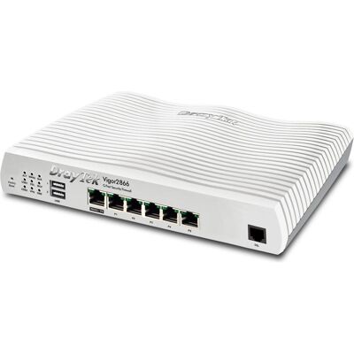 Draytek Modem G.fast Vigor2866, Routeur, Gris - Publicité Draytek Modem G.fast Vigor2866, Routeur, Gris - Publicité