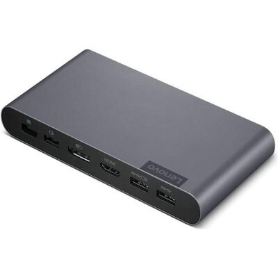 IBM USB-C Universal Business Dock (USB-C, 8 ports), Station d’accueil + hub USB, Gris - Publicité IBM USB-C Universal Business Dock (USB-C, 8 ports), Station d’accueil + hub USB, Gris - Publicité