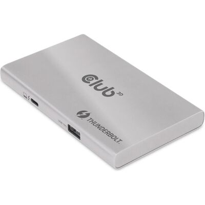 Club 3D CSV-1580 (5 ports), Station d’accueil + hub USB, Argent - Publicité Club 3D CSV-1580 (5 ports), Station d’accueil + hub USB, Argent - Publicité