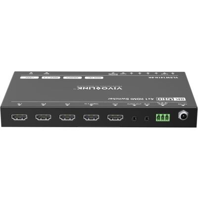 Vivolink HDMI switcher 4x1 8K@60Hz, Hub - Publicité Vivolink HDMI switcher 4x1 8K@60Hz, Hub - Publicité