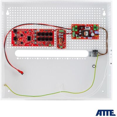 Atte Interrupteur Poe avec alimentation de secours Ipups-8-20-H 8 ports (10 ports), Switch réseau, Noir - Publicité Atte Interrupteur Poe avec alimentation de secours Ipups-8-20-H 8 ports (10 ports), Switch réseau, Noir - Publicité